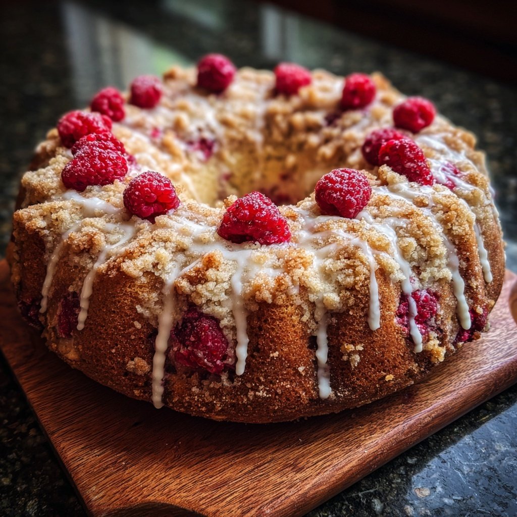 Spring Brunch Raspberry Coffee Cake