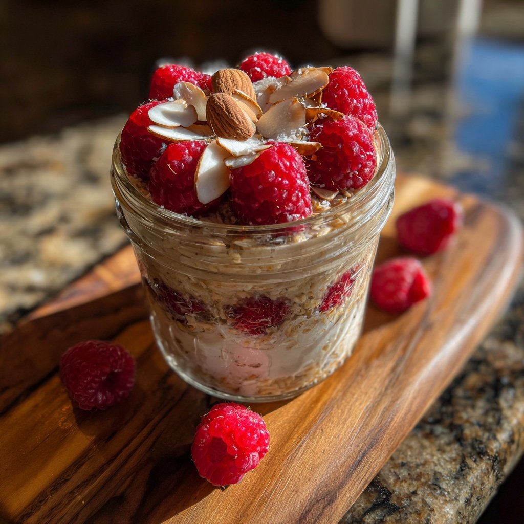 Valentine Breakfast Almond Berry Oatmeal