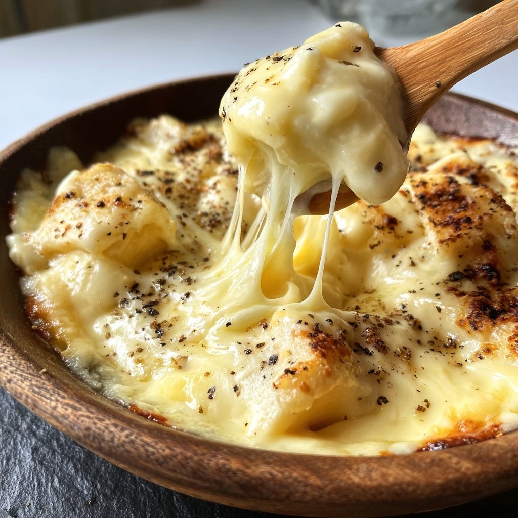 Fondue with Swiss Cheese and Nutmeg