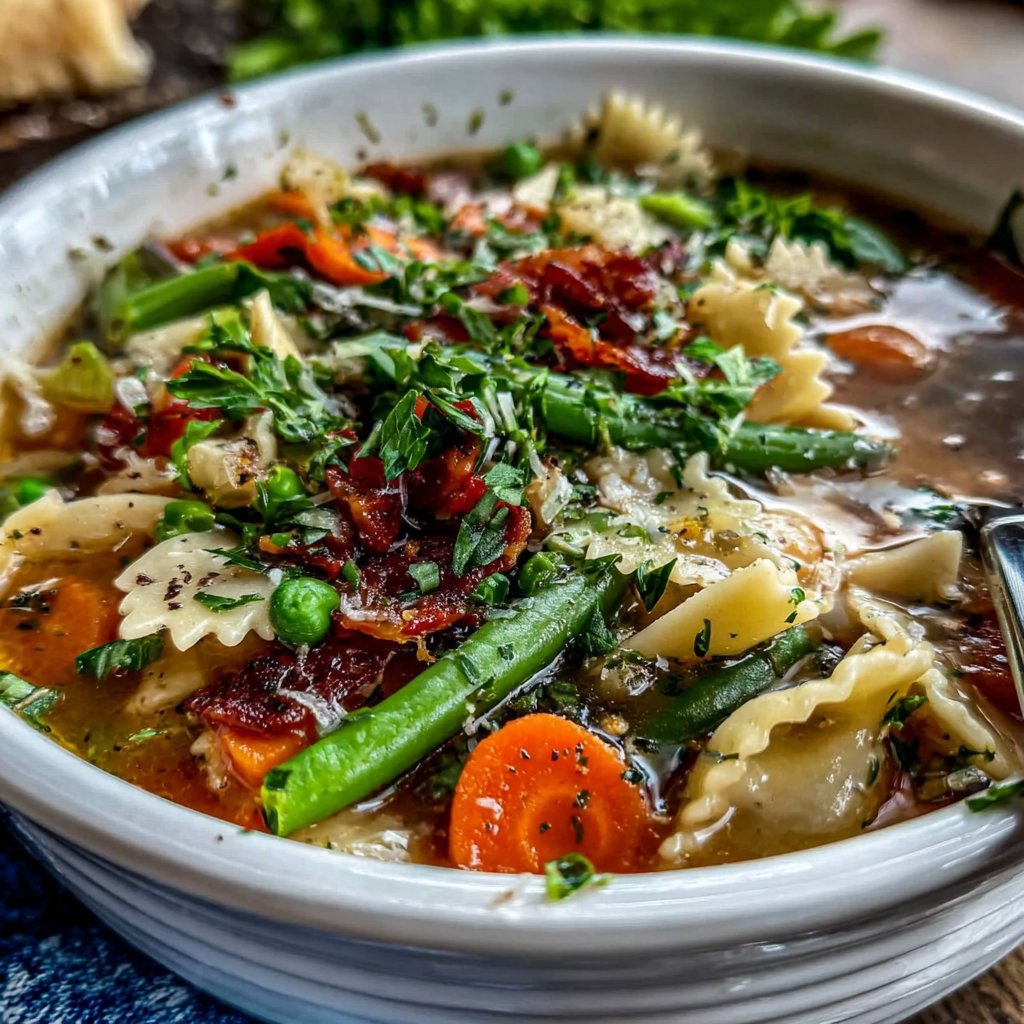 Simple Spring Minestrone Soup