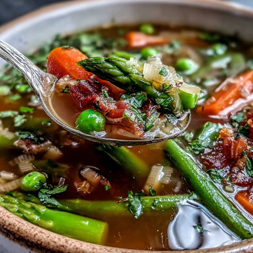 Light Spring Vegetable Soup
