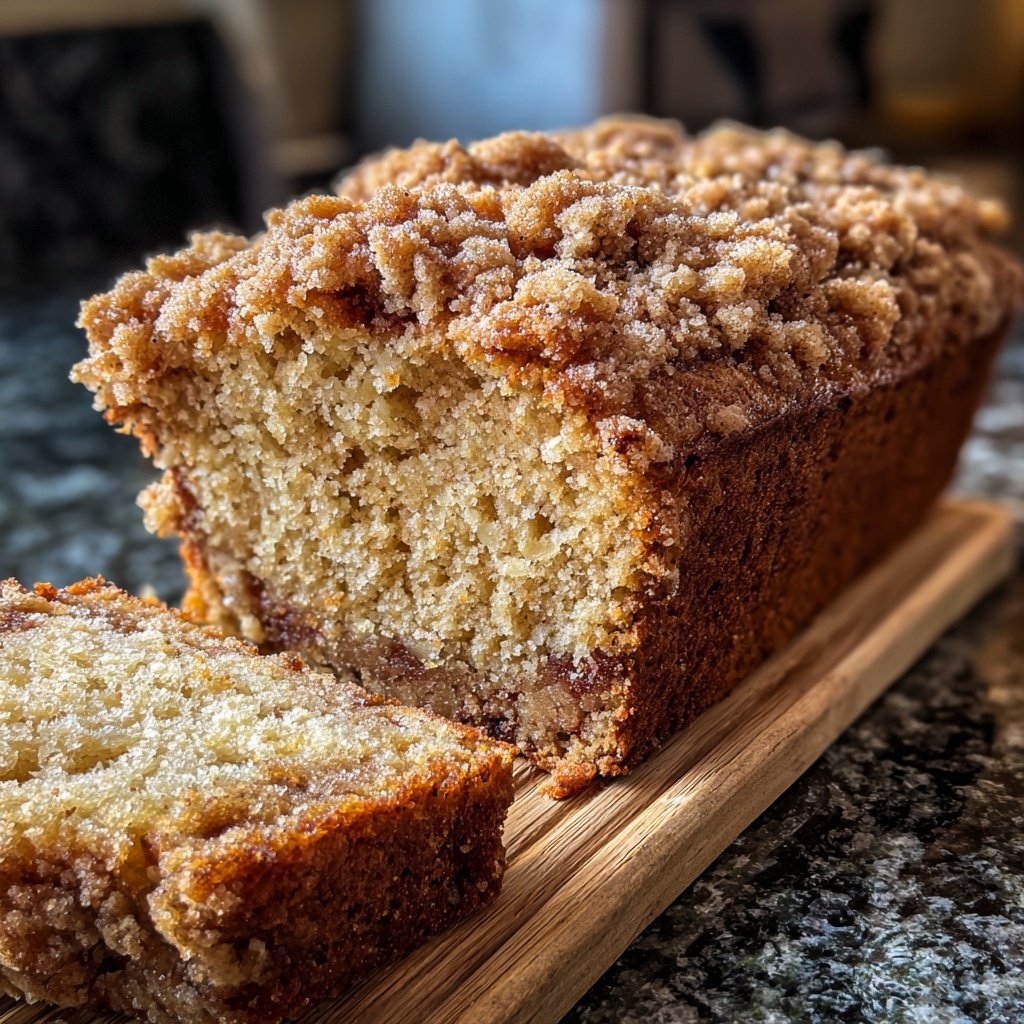 Banana Bread with Brown Sugar Streusel Recipe