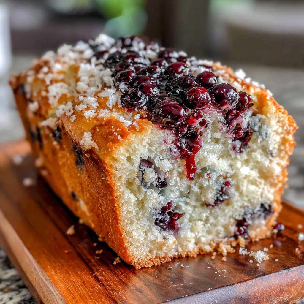 Blueberry Lemon Quick Bread