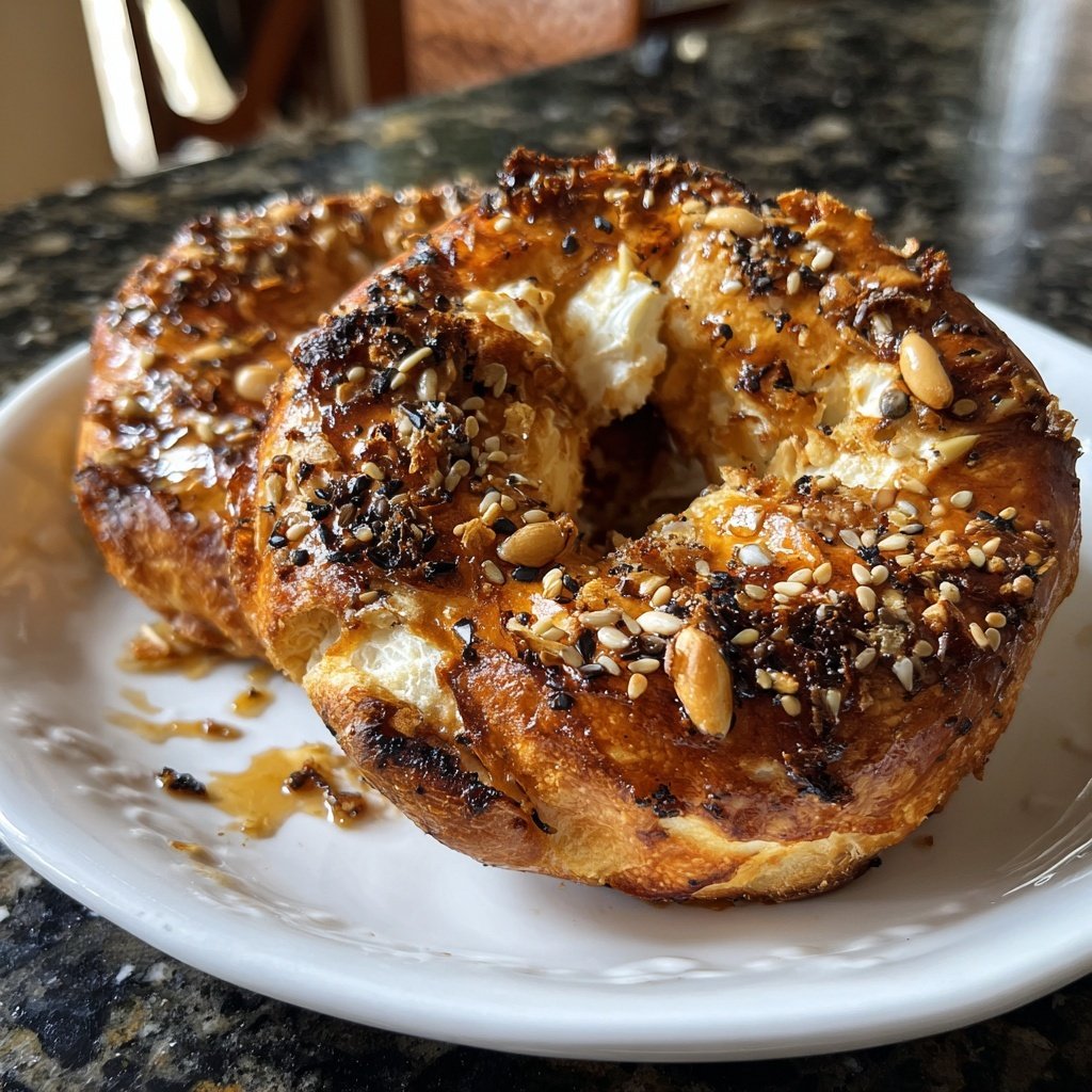 Toasted Yogurt Bagels