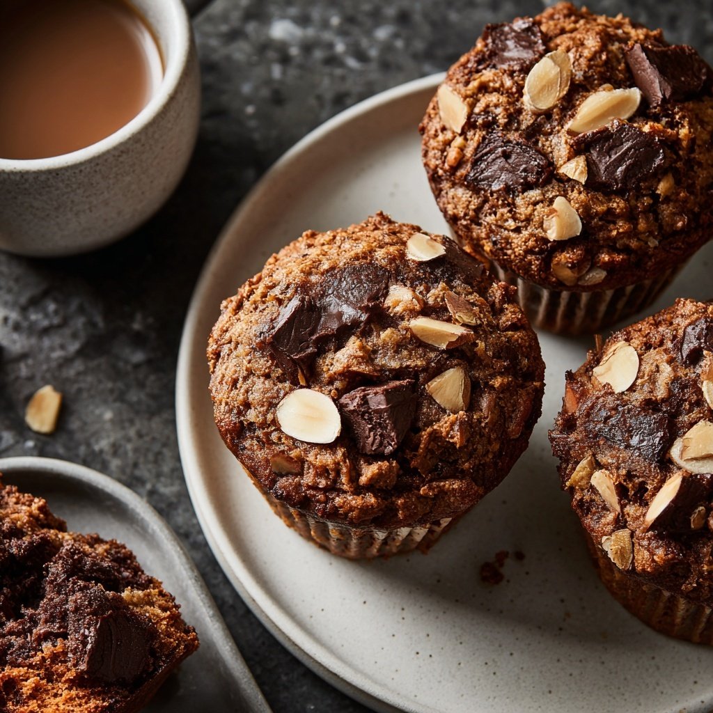 Chocolate Almond Flour Muffins