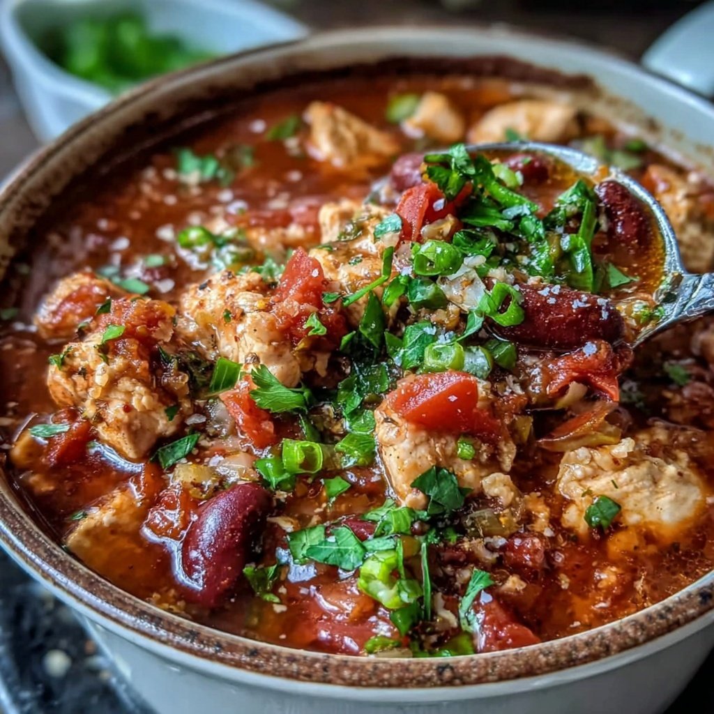 Ground Chicken Chili