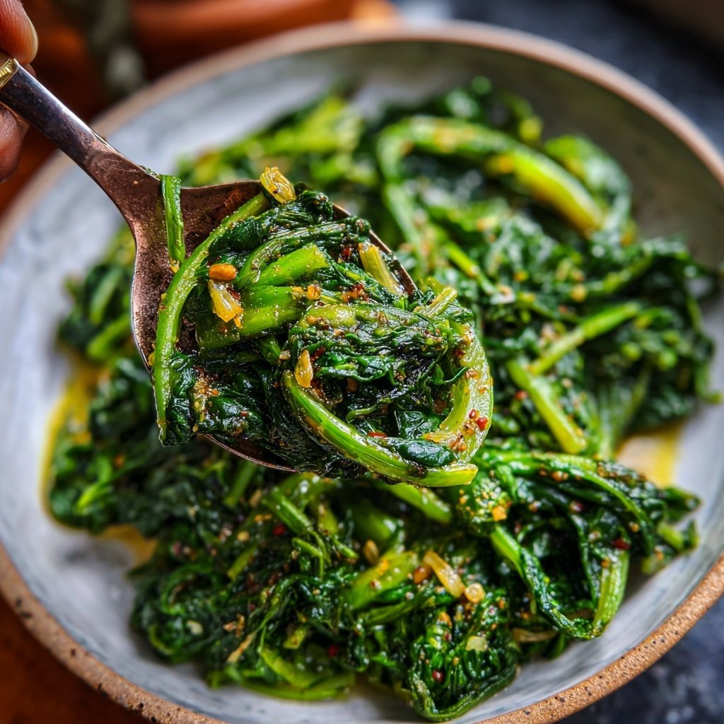 Jamaican Garlic Greens
