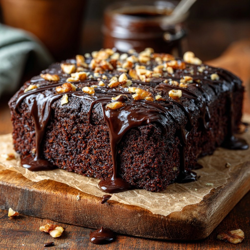 Chocolate Zucchini Snack Cake
