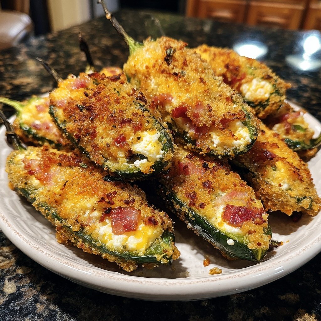 Jalapeno Poppers with Feta Cheese