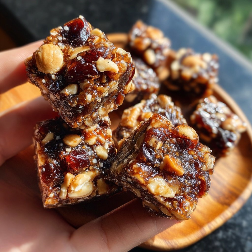 Healthy Peanut Date Snack Bites
